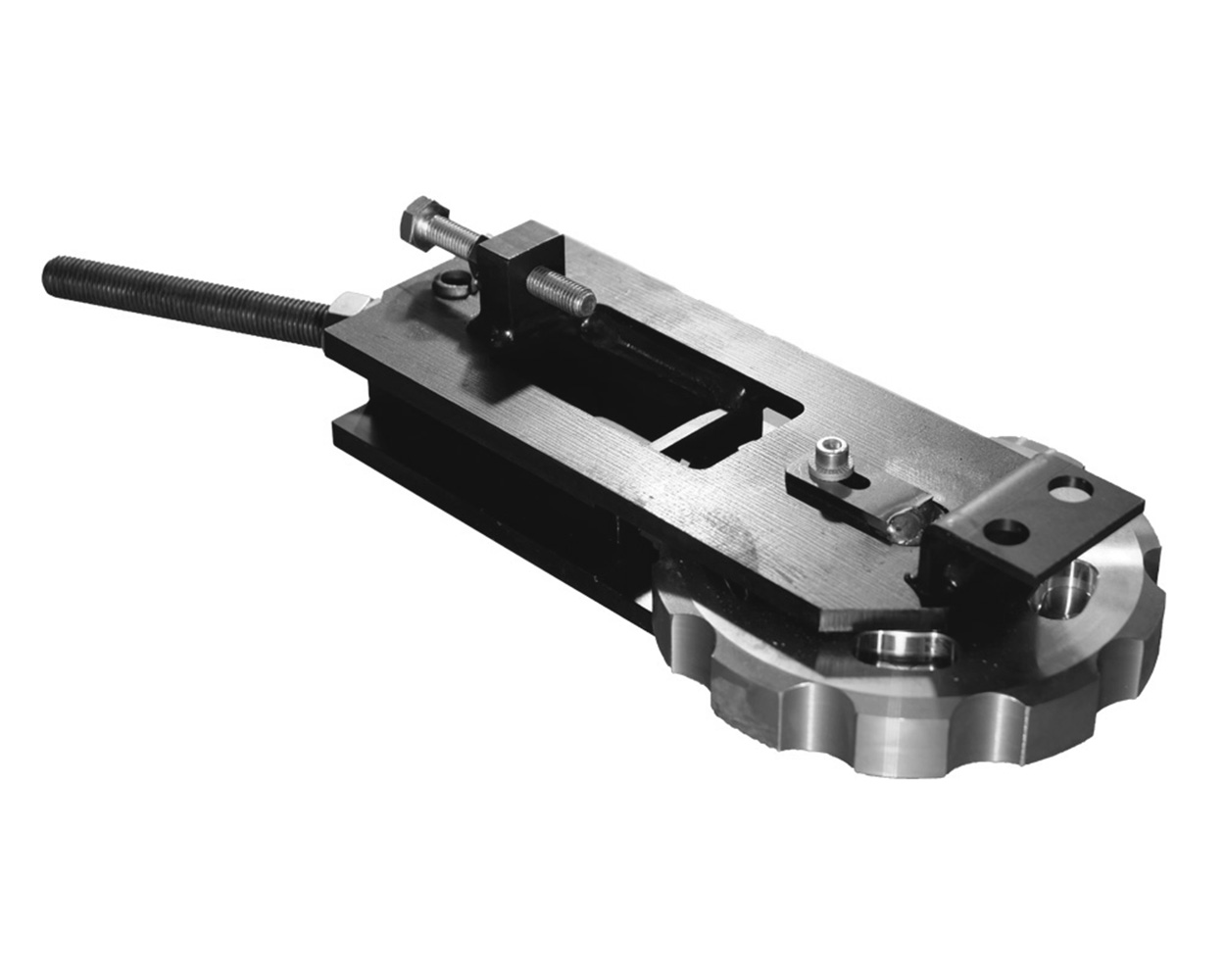 Umlenkrad mit Spanngabel